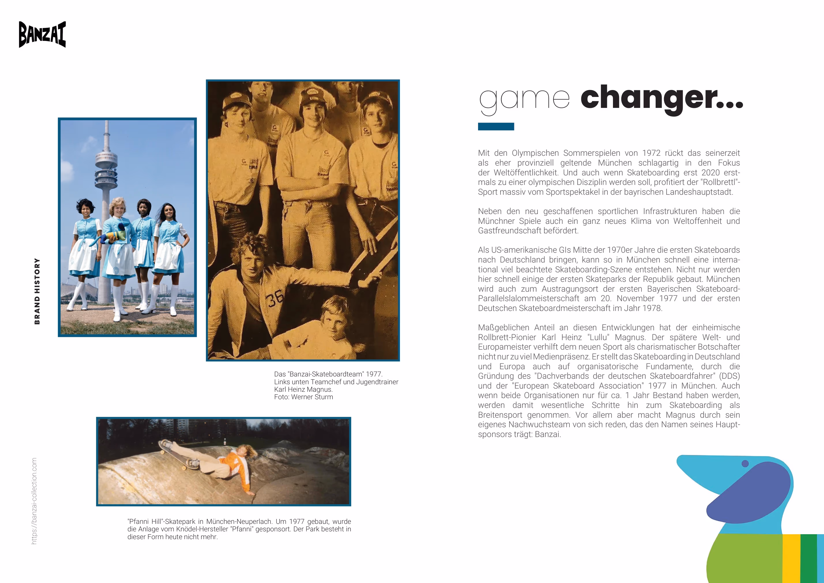 The Banzai skateboard team in a 1977 archival group portrait